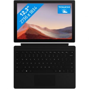 Microsoft Surface Pro 7 - i5 - 8GB - 256GB Black + Type cover