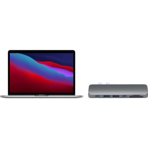 Apple MacBook Pro 13" (2020) MYD82N/A Space Gray + Satechi usb C hub