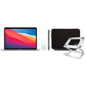 Apple MacBook Air (2020) 16GB/256GB Apple M1 Space Gray + Accessoirepakket Deluxe