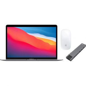 Apple MacBook Air (2020) 16GB/256GB Apple M1 Space Gray + Docking Station + Magic Mouse