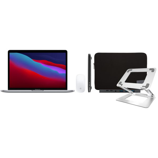 Apple MacBook Pro 13" (2020) 16GB/256GB Apple M1 Space Gray + Accessoirepakket Deluxe