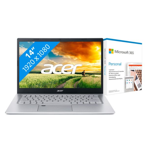 Acer Aspire 5 A514-54-59FF + Microsoft 365 Personal NL Abonnement 1 jaar