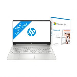 HP 15s-fq2965nd + Microsoft 365 Personal NL Abonnement 1 jaar
