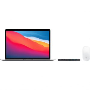Apple MacBook Air (2020) 16GB/256GB Apple M1 Space Gray + Docking Station + Magic Mouse