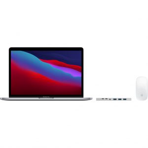 Apple MacBook Pro 13" (2020) MYDA2N/A Zilver + Docking Station + Magic Mouse