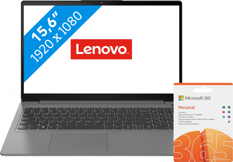 Lenovo IdeaPad 3 15ALC6 82KU01AXMH + 1 jaar Office 365 Personal