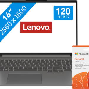 Lenovo IdeaPad 5 Pro 16ACH6 82L500VHMH + 1 jaar Office 365 Personal
