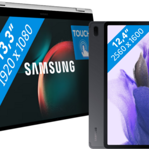 Samsung Galaxy Book3 360 NP730QFG-KB1NL + Galaxy Tab S7 FE