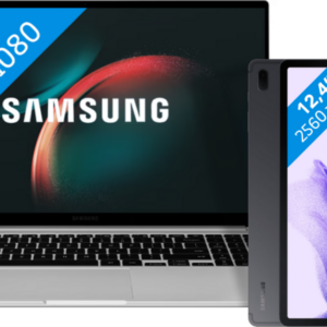 Samsung Galaxy Book3 NP750XFG-KB1NL + Galaxy Tab S7 FE