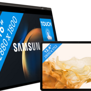 Samsung Galaxy Book3 Pro 360 NP960QFG-KA1NL + Galaxy Tab S8 Plus
