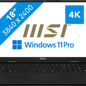 MSI CreatorPro X18 HX A14VMG-427NL QWERTY